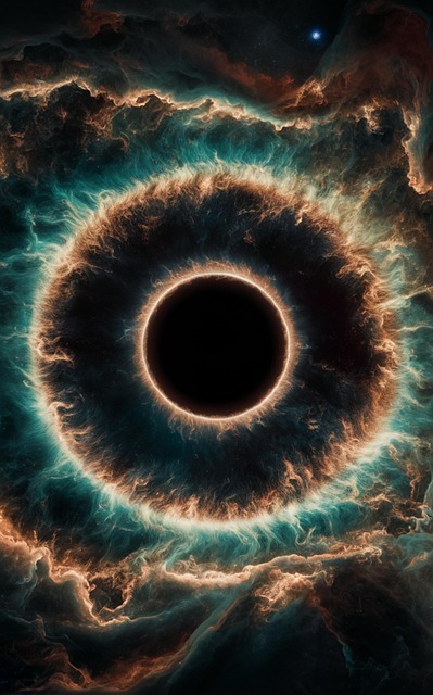 Free ai generated blackhole space illustration