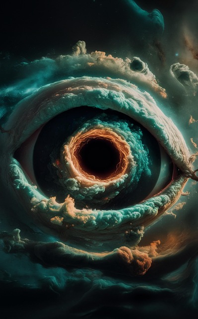 Free ai generated blackhole space illustration