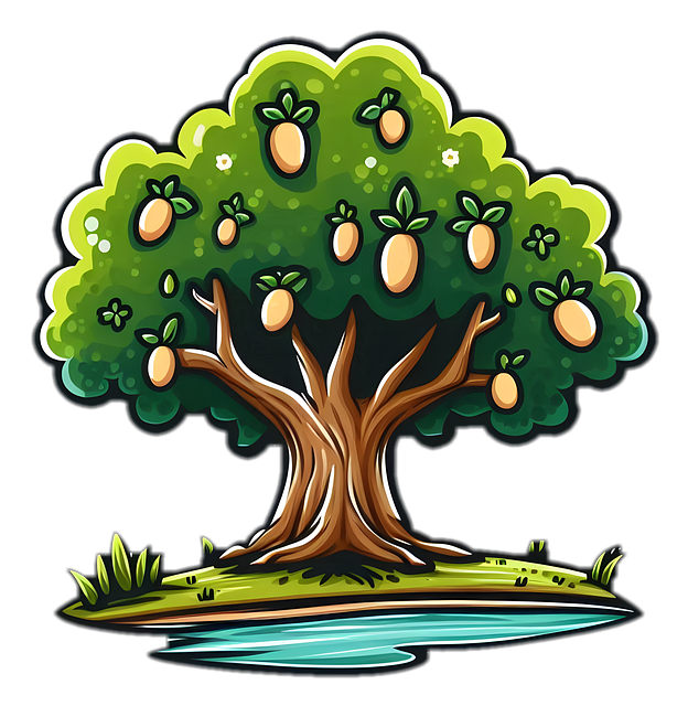 Free ai generated tree mango illustration
