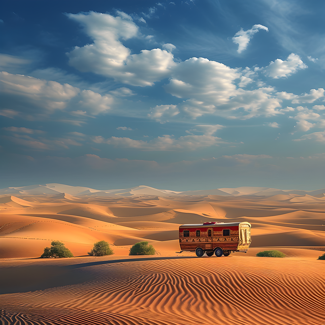 Free ai generated desert africa illustration