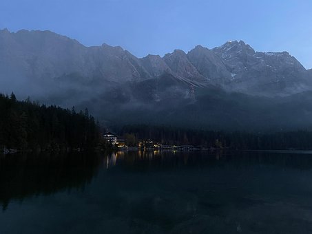 Eibsee, Naturaleza, Zugspitze, Lago