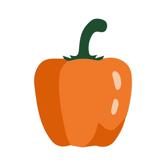 Free ai generated bell pepper capsicum vector