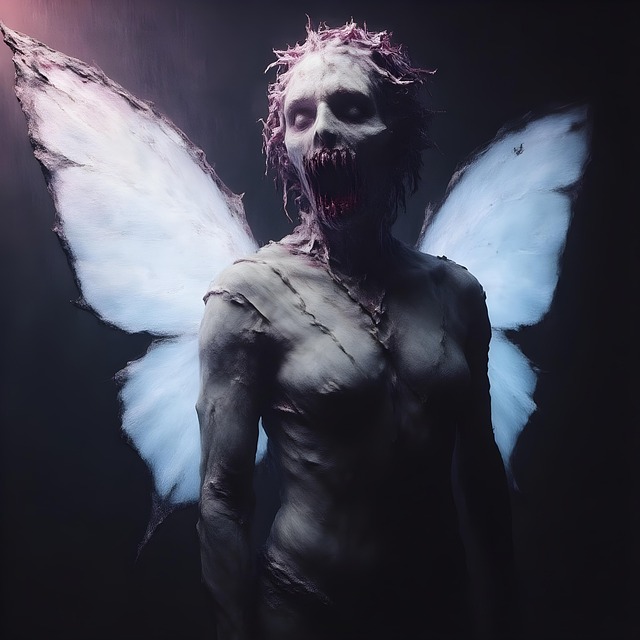 Free ai generated zombie horror illustration