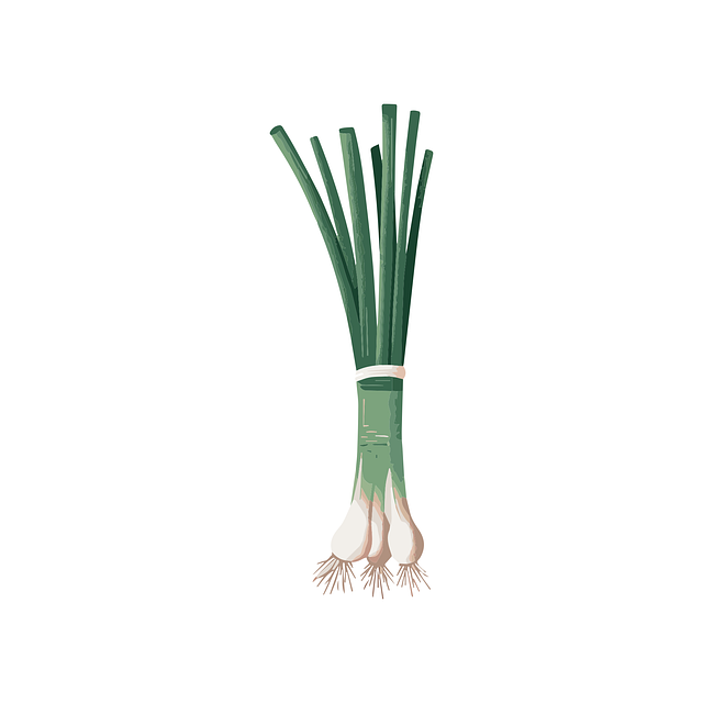 Ai Gerado, Cebolinha, Ícone, Vegetal