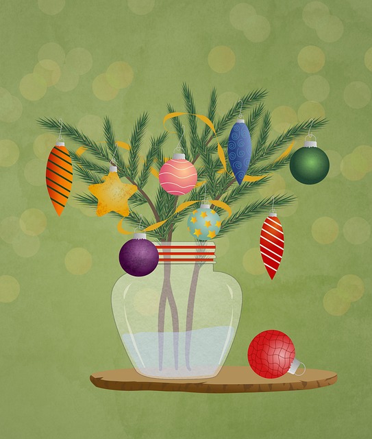 Free christmas decoration christmas time illustration