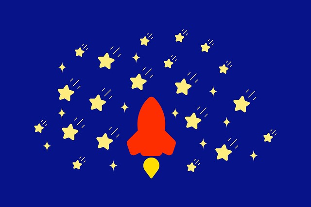 Free rocket spaceship spacecraft illustration