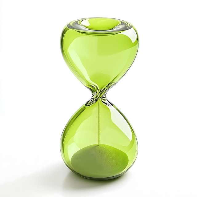 Free ai generated sandglass timepiece illustration