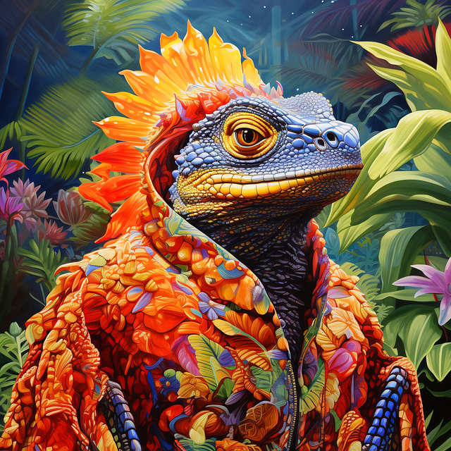 Ai Généré, Lézard, Animal, Reptile