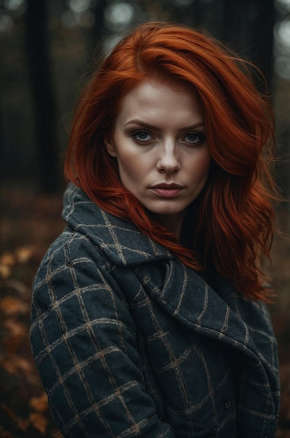 Frau, Porträt, Mode, Natur, Stil, Außer