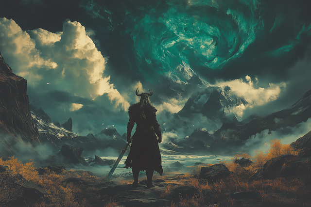 Free loki norse mythology illustration
