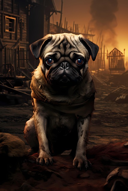 Free Pug Dog illustration and picture