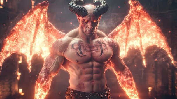 Free Ai Generated Demon illustration and picture