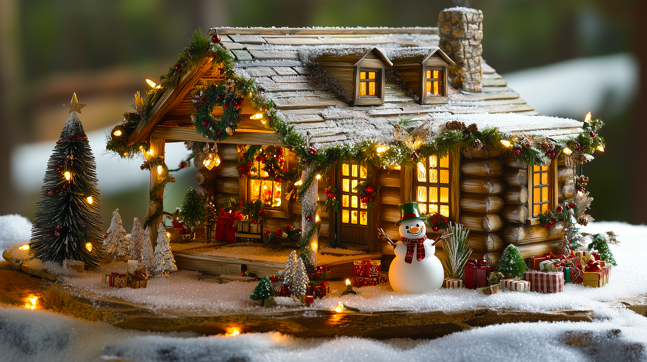 Download Christmas, Cabin, Decoration. Royalty-Free Stock Illustration ...
