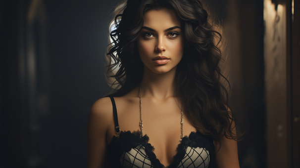 Modelo, Mulher, Retrato, Garota, Moda