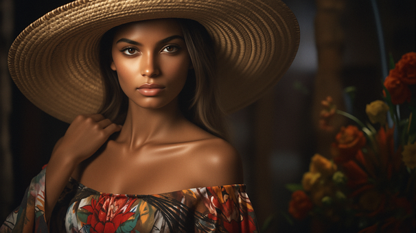 Modelo, Mulher, Retrato, Garota, Moda