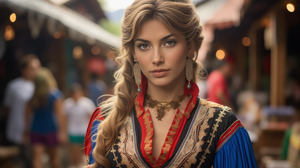 Modelo, Mulher, Retrato, Garota, Moda