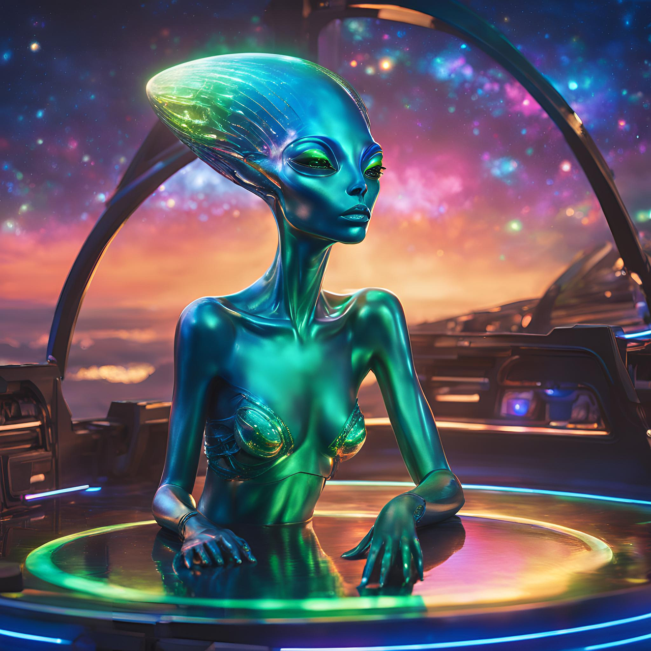 Download Alien, Spaceship, Ufo. Royalty-Free Stock Illustration Image ...