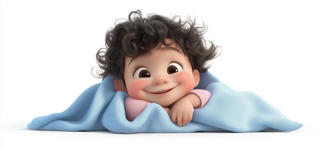 Free baby cartoon smiling illustration
