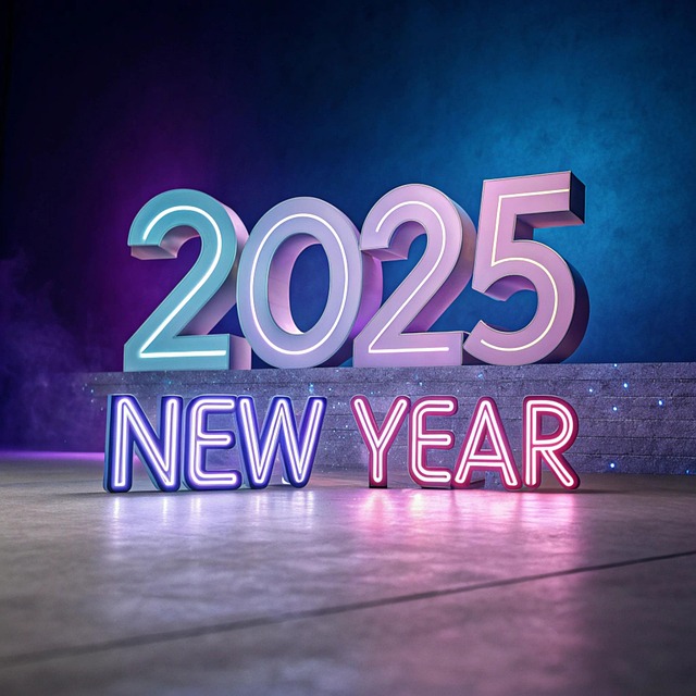 Ny, Lykkelig, Kalender, Design, Baggrund