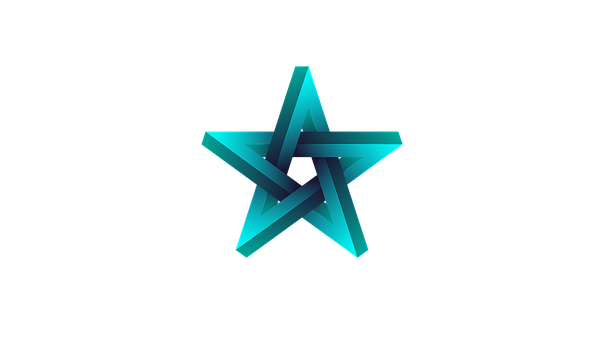 Estrella, Logo, Diseño, Patrón, Color