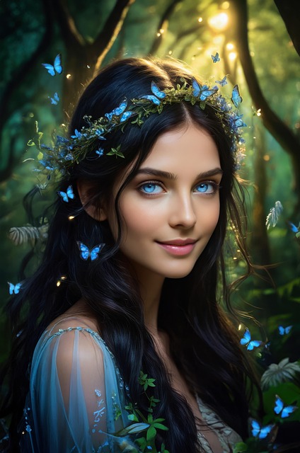 Free woman portrait girl illustration