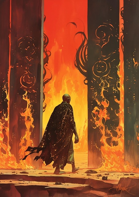 Free ai generated castle man illustration