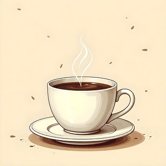 Free Cup Watercolor illustration and picture