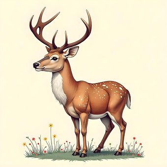 Free Deer Animal illustration and picture