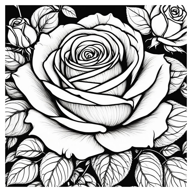 Free Rose Flower illustration and picture