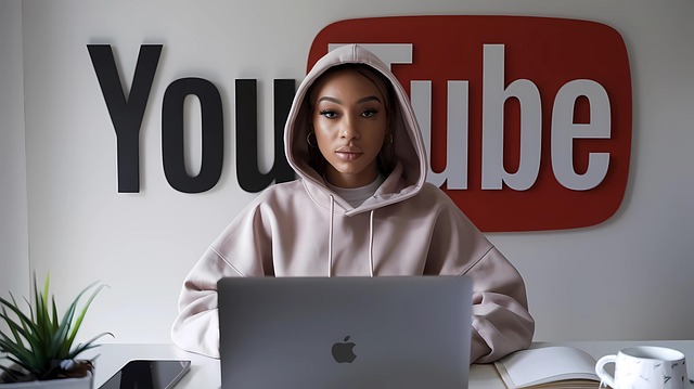 Youtube, Frau, Weiblich, Laptop