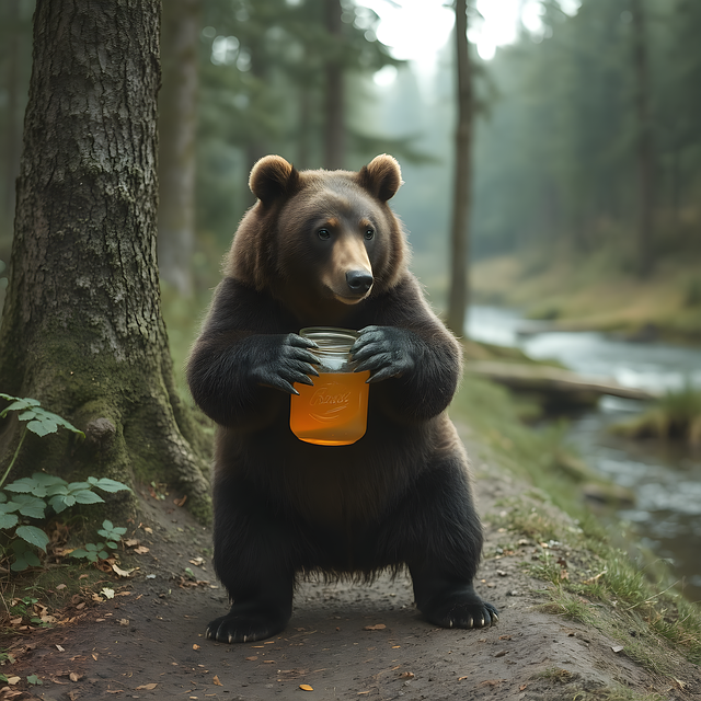 Download Bear, Honey, Forest. Royalty-Free Stock Illustration Image ...