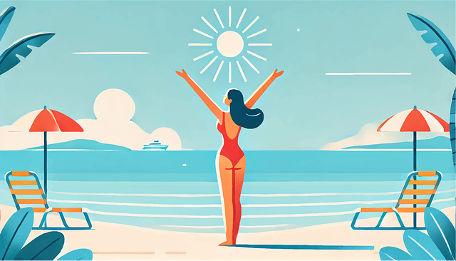 Download free HD stock image of Ai Generated Woman Free ai generated woman beach vector