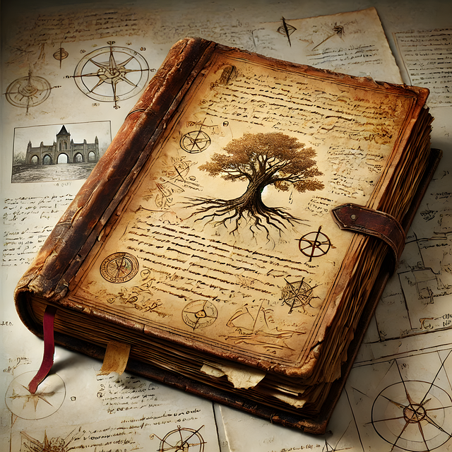 Free ai generated book legend illustration