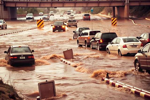 Free ai generated flood water illustration