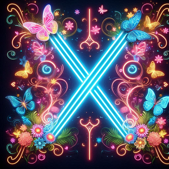 Neonlichter, Neonart, Schmetterlinge