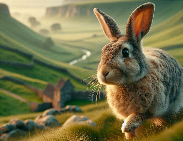 Free ai generated rabbit animal illustration