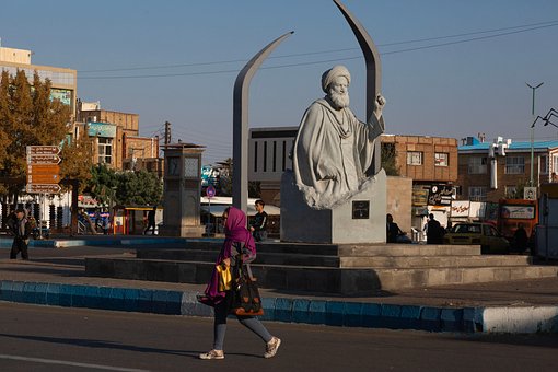 Iran, Tabriz, Pessoas, Turismo, Rua