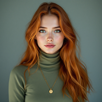 Otoño, Moda, Mujer Pelirroja, Castaño