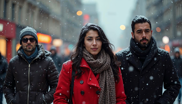 Free People Snow illustration and picture