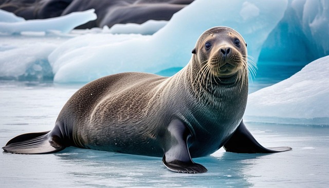 Free ai generated seal galapagos illustration