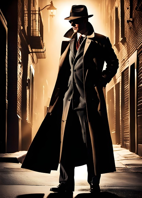 Free ai generated gumshoe detective illustration
