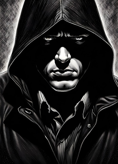 Free ai generated man mysterious illustration