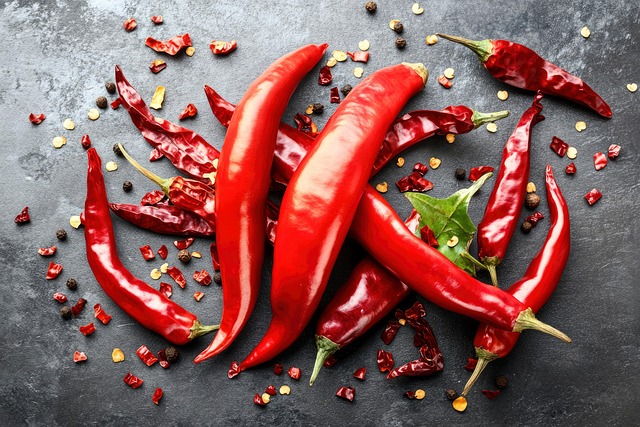 Free ai generated chili peppers illustration