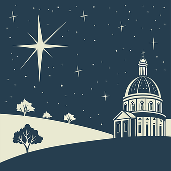 Free Sky Stars vector and picture