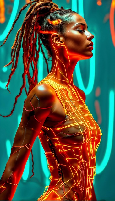 Ai Generado, Mujer, Cyberpunk