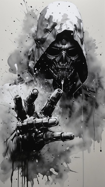 Free ai generated skywalker vader illustration