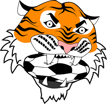 Free Tiger Soccer vector and picture