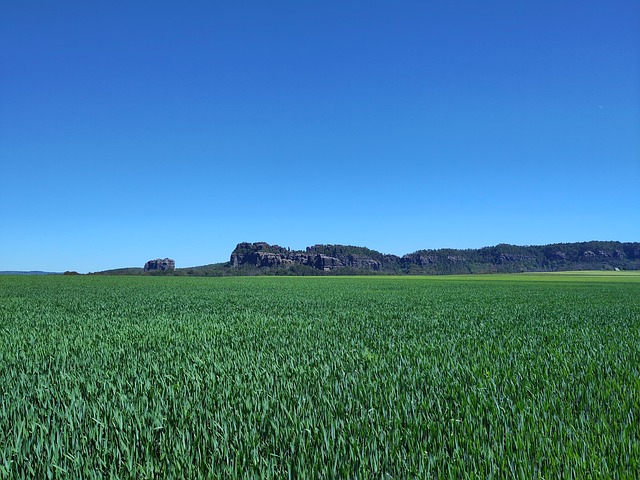 Horizont, Krajina, Lúka, Nebo, Modrá
