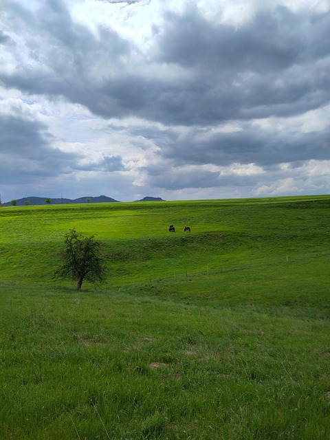 Krajina, Prírody, Kopec, Oblaky, Nebo