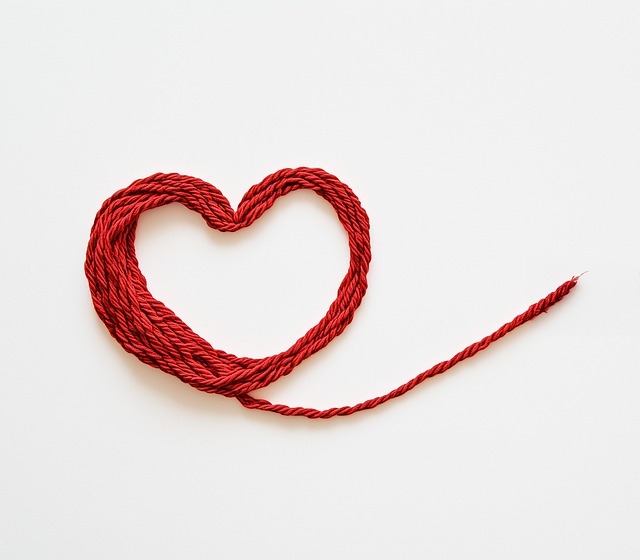 Free ai generated heart rope illustration
